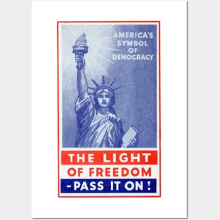 1940s The Light of Freedom Posters and Art